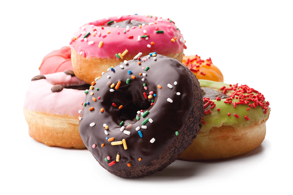 variedade de donuts